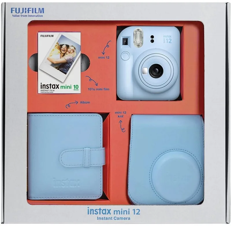 Fujifilm Instax Mini 12 Bundle Box Pastel Blue