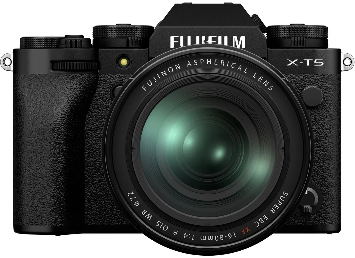 Fujifilm X-T5 cu Obiectiv XF 16-80mm f/4 R OIS WR Negru
