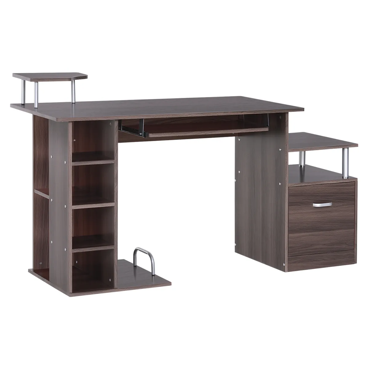 Birou Lemn HOMCOM 152x60x80cm Maro