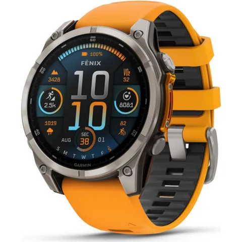Garmin Fenix 8 Spark Orange Graphite