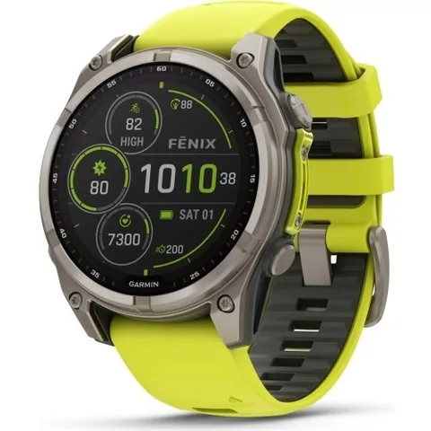 Garmin Fenix 8 Titanium Yellow