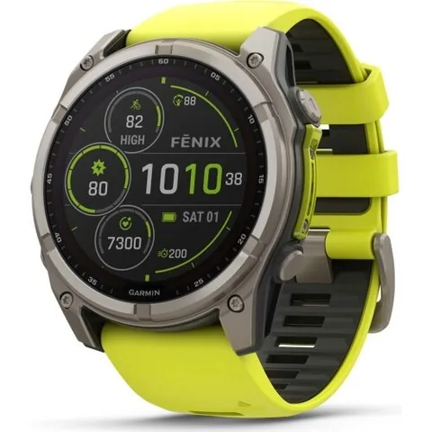 Garmin Fenix 8 Yellow Graphite