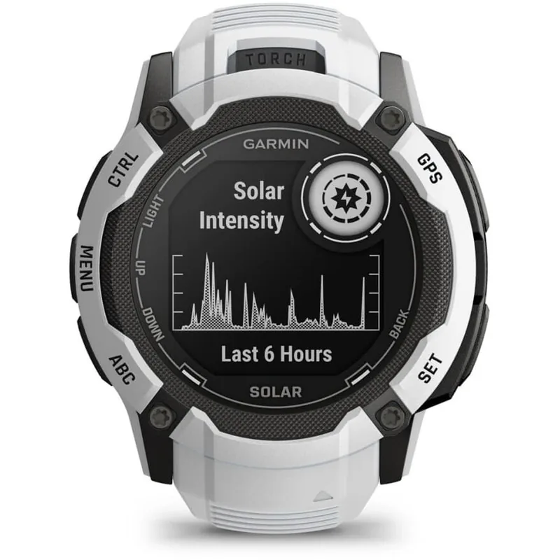 Garmin Instinct 2X Solar Alb