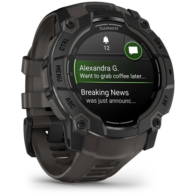 Garmin Instinct 3 Amoled 50mm Negru