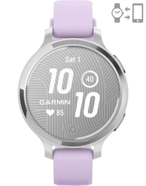 Garmin Lily 2 Active Argintiu Purple Jasmine