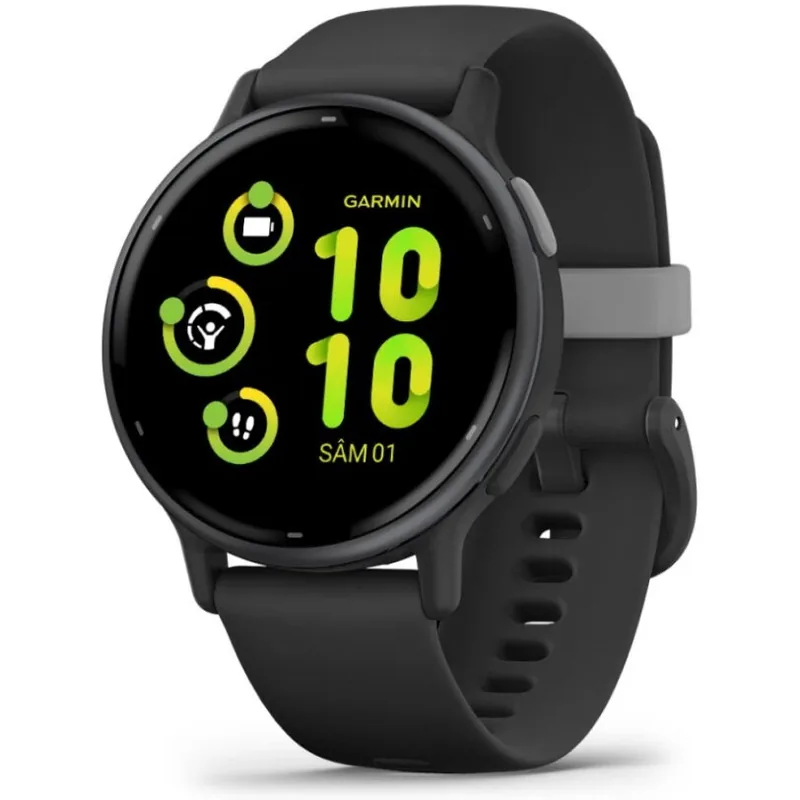 Garmin Vivoactive 5 42mm Curea Silicon Slate/Black