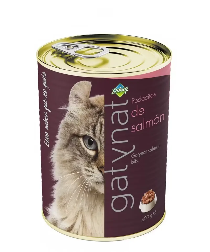 Hrana Umeda pentru Pisici Dibaq Gatynat Somon Adult 400g