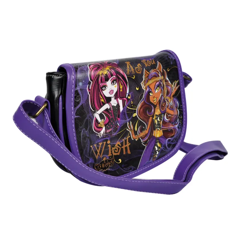 Geanta Mica Karactermania Monster High cu Clapa Mov