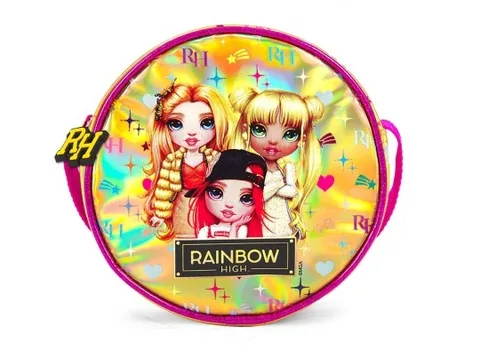 Geanta Rotunda Perletti Rainbow High Printese 17x6cm