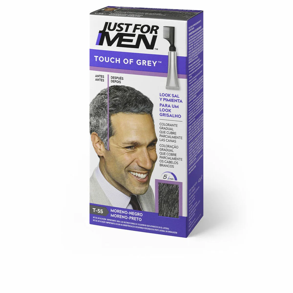 Gel Colorant Par Just For Men Touch Of Grey 40g Brunet-Negru
