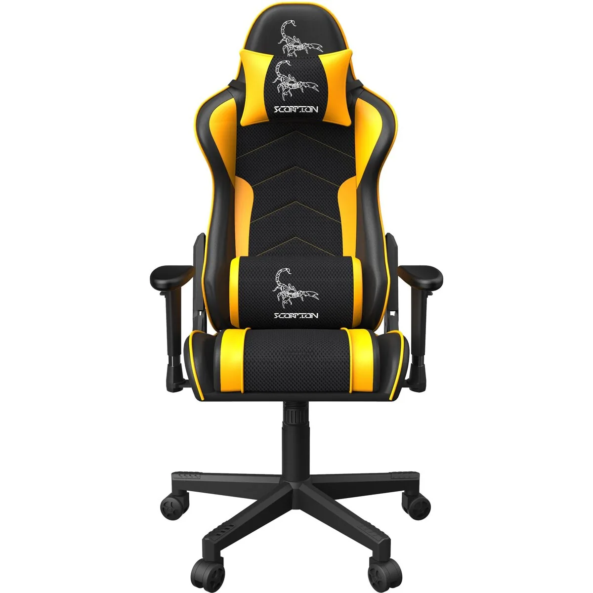Gembird SCORPION GC-SCORPION-05X Textil Eco-Piele Negru Galben