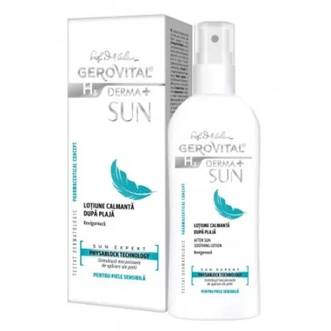 Lotiune Calmanta Dupa Plaja Farmec Gerovital H3 Derma+ Sun 150ml