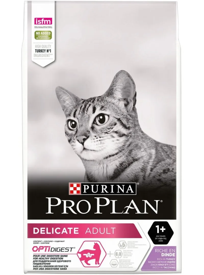 Hrana Uscata pentru Pisici Pro Plan Delicate Turkey/Rice 1.5kg