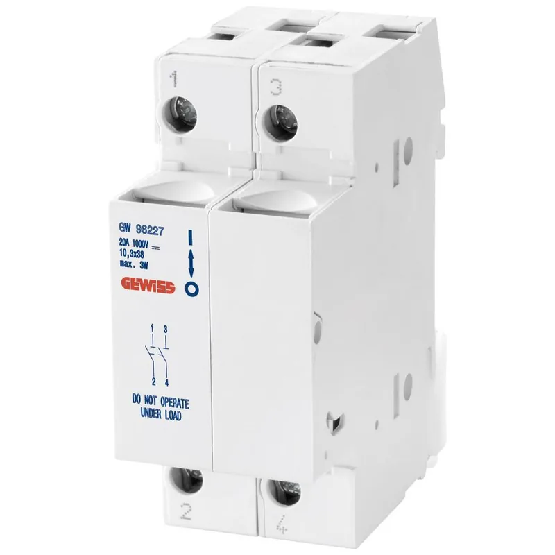 Gewiss GW96227 2P 10.3x38 1000V DC 20A