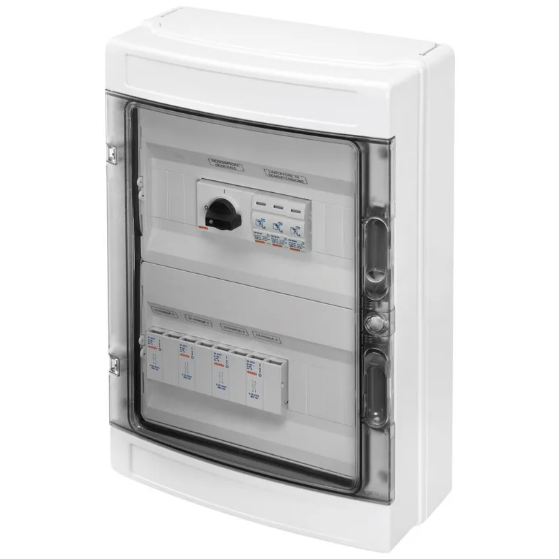Gewiss GWD9903 Tablou Fotovoltaic 4 Siruri 600V DC 50A