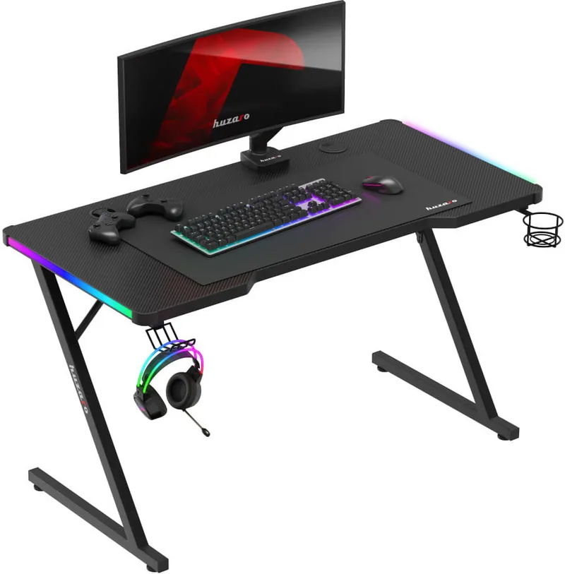 Huzaro Hero 2.5 RGB Negru GAGD0000141N
