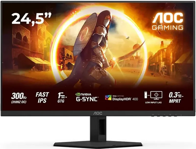 AOC 25G4SRE 300Hz 0.3ms Negru