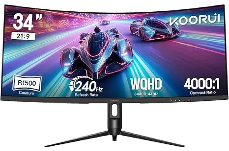 KOORUI G3441XC 34'' UWQHD 240Hz