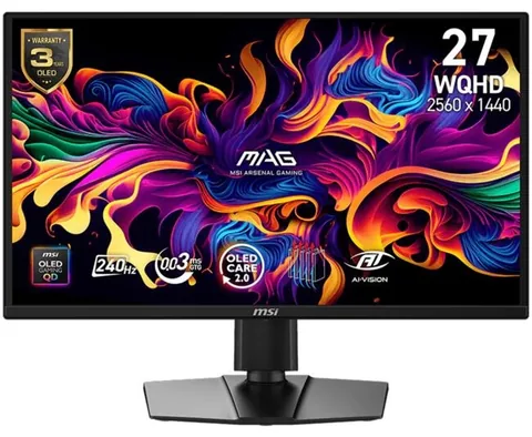 MSI MAG 272QP QD-OLED X24 26.5inch Negru