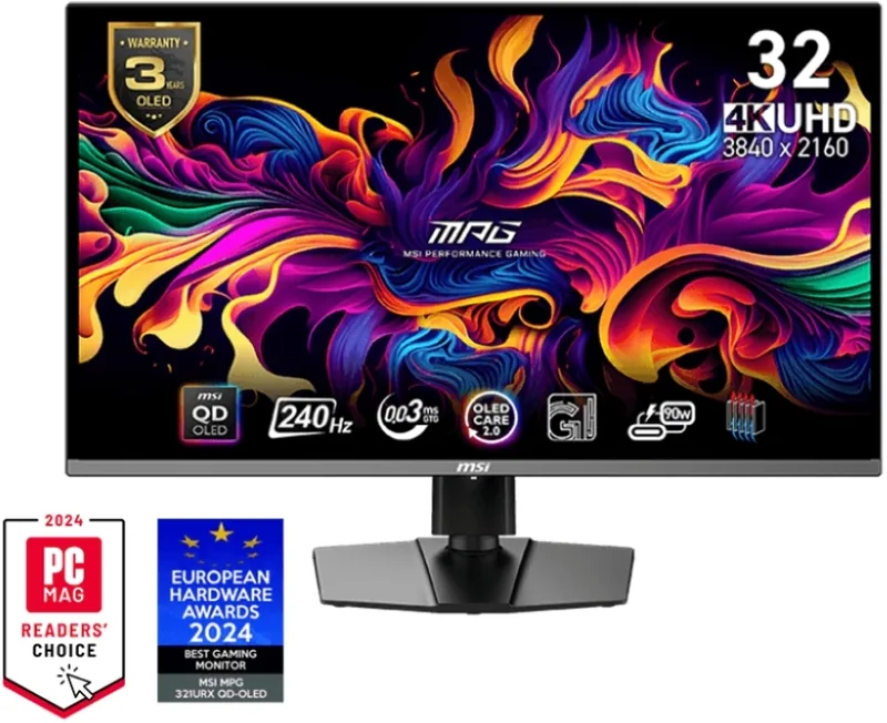 MSI MPG 321URX QD-OLED Negru