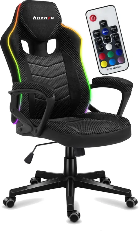 Huzaro Force 2.5 RGB Carbon MESH Negru