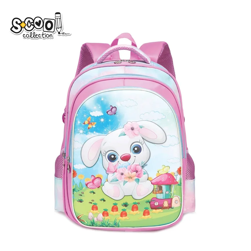 Ghiozdan 3D Rabbit S-Cool Multicolor 30L