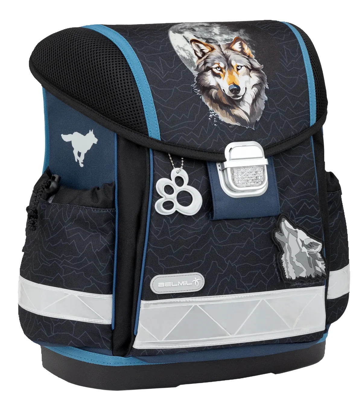 Ghiozdan Belmil Classic Wolves Pack 1 Compartiment
