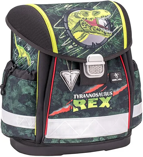 Ghiozdan Belmil World of T-rex cu Fund Solid