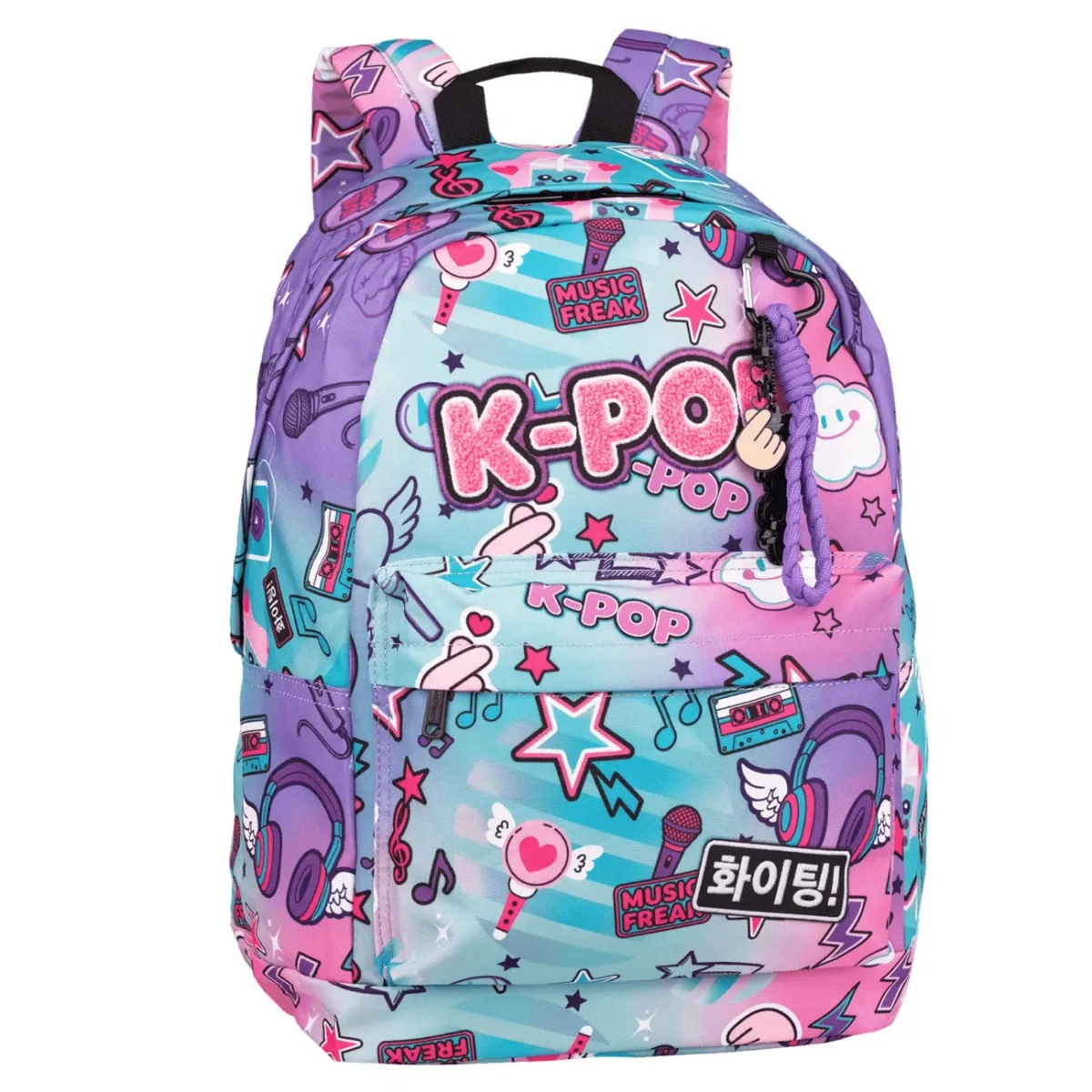 Ghiozdan Coolpack Cross K-Pop Un Compartiment Buzunar Frontal