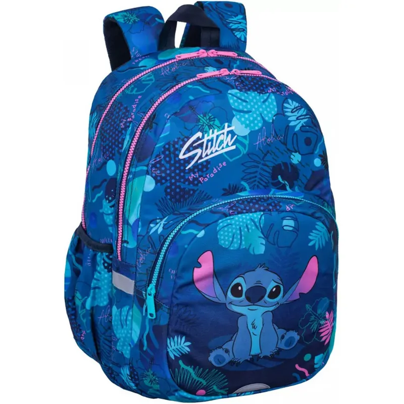 Ghiozdan Coolpack Disney Stitch 3 Compartimente Albastru