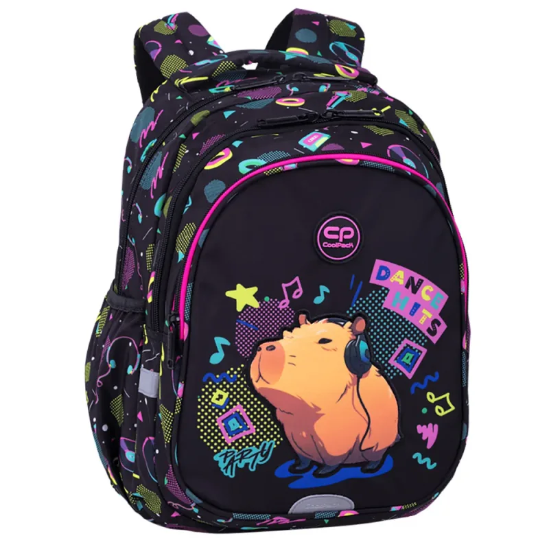 Ghiozdan Coolpack Jerry Capybara 3 Compartimente Negru