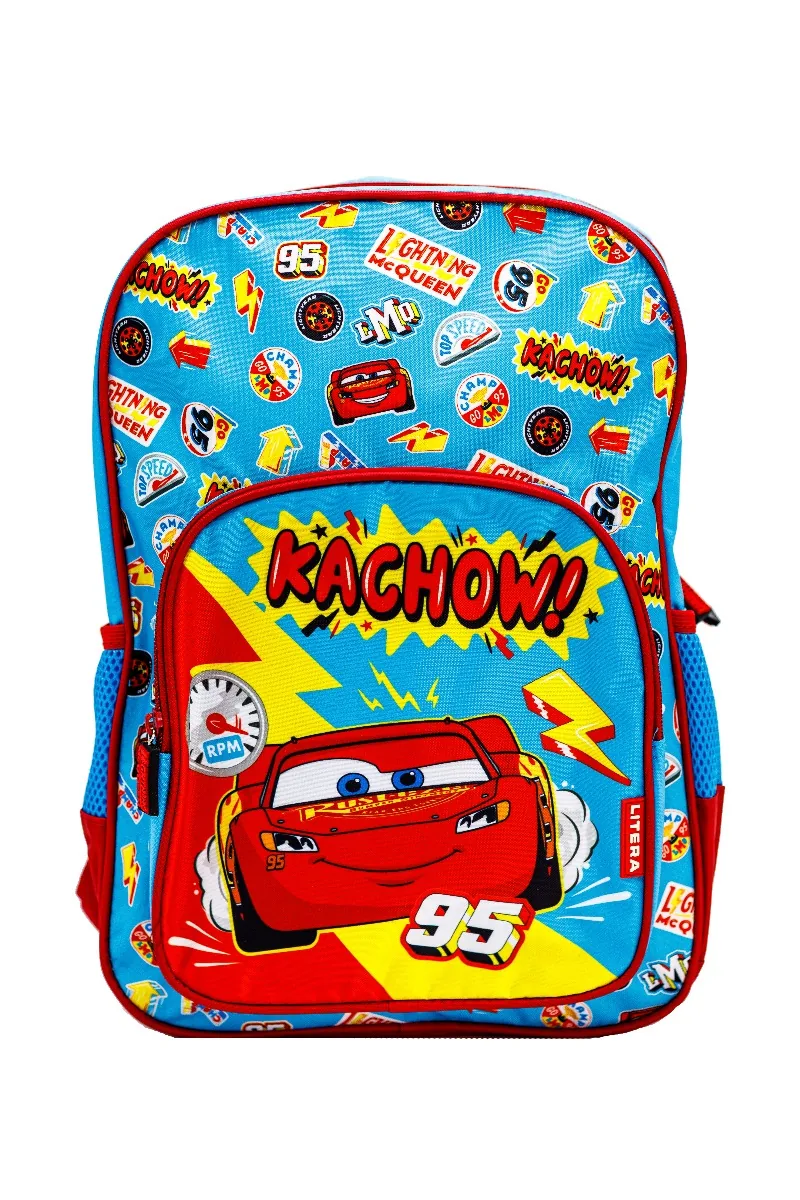 Ghiozdan Copii Litera Cars 38x27x12cm