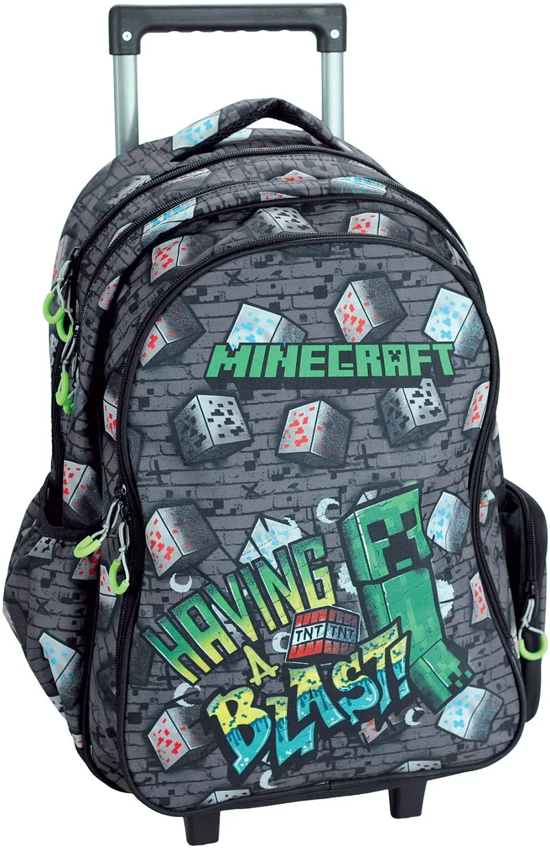 Ghiozdan cu Roti GIM Minecraft Having a Blast