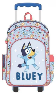 Ghiozdan cu Roti Graffiti Bluey Blue
