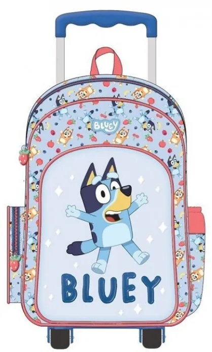 Ghiozdan cu Roti Graffiti Bluey Blue