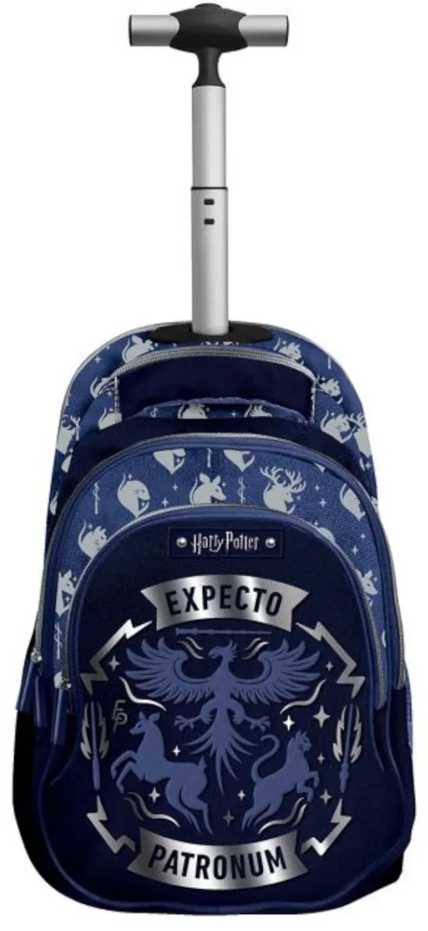 Ghiozdan cu Roti Graffiti Harry Potter Expecto Patronum