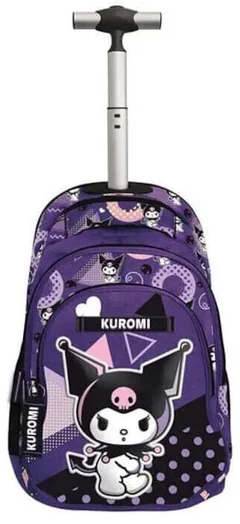 Ghiozdan cu Roti Graffiti Kuromi Popart