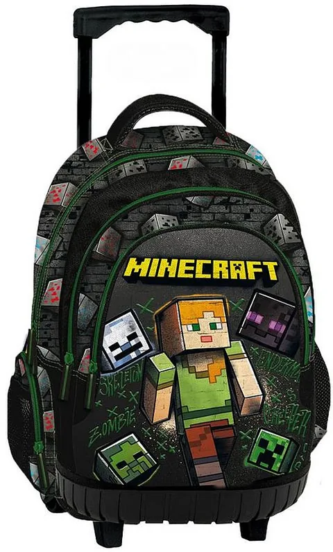 Ghiozdan cu Roti Graffiti Minecraft Street
