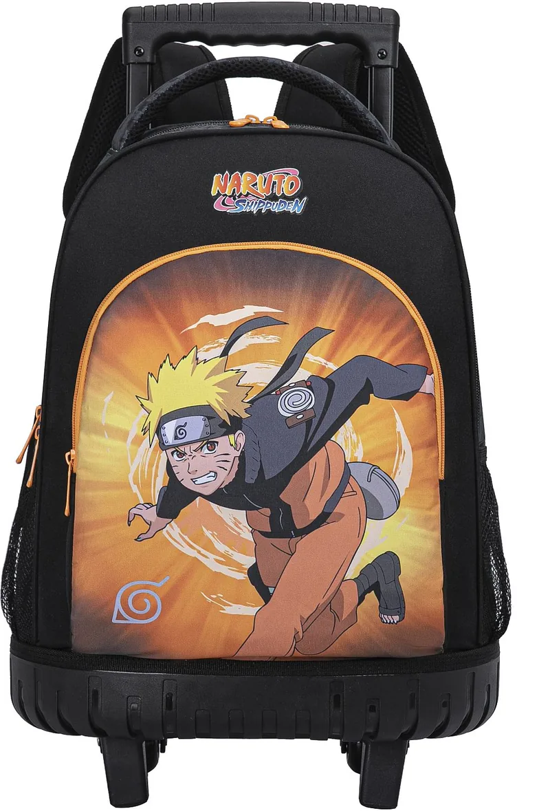 Ghiozdan cu Roti Kstationery Naruto Hidden Leaf Village