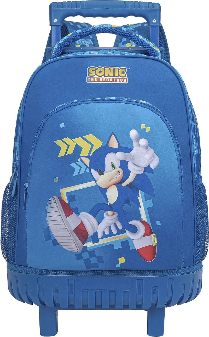 Ghiozdan cu Roti Kstationery Sonic Gotta Go Fast