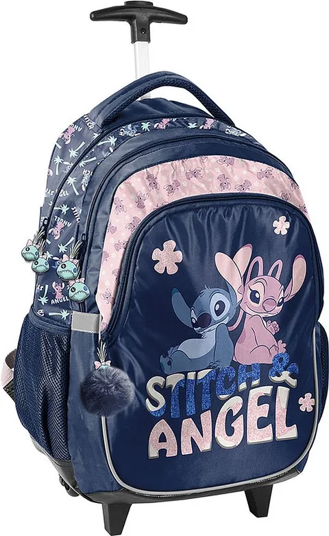 Ghiozdan cu Roți Paso Stich 2 Compartimente