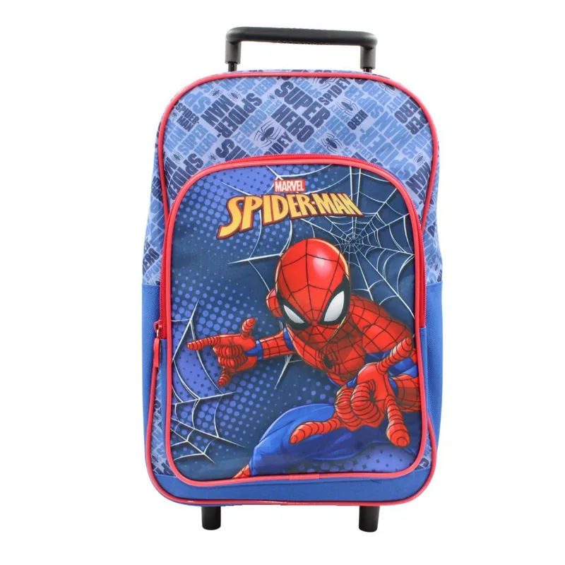 Ghiozdan cu Troller Perletti Spiderman 36cm