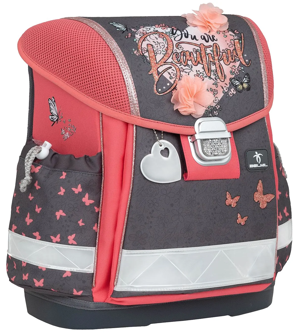 Ghiozdan Cutie Belmil Classic Bloomy Blossom 1 Compartiment