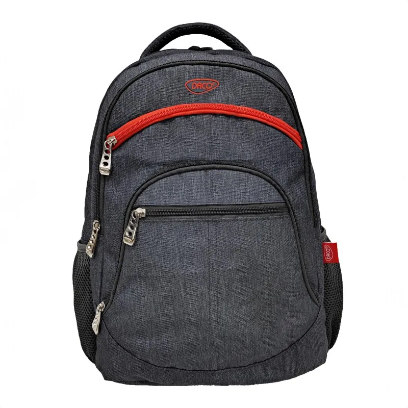 Ghiozdan Daco GH553 Gri Rosu