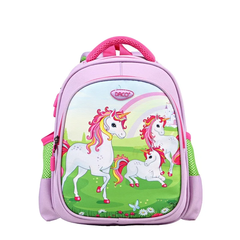 Ghiozdan Daco Unicorn 30x24x11cm Mov