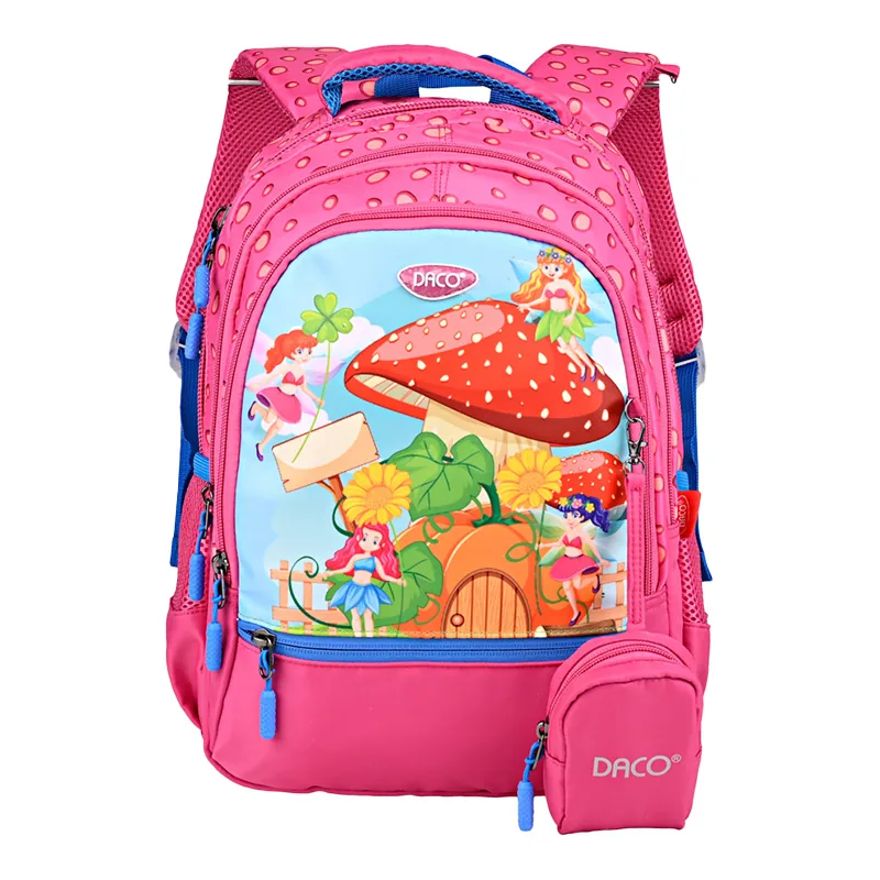 Ghiozdan Daco Zane Magice 38x30x17cm Roz
