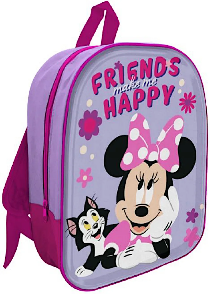 Ghiozdan de Gradinita Disney Minnie Efect 3D Lumini LED