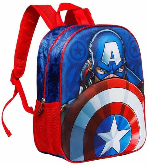 Ghiozdan de Grădiniță Karactermania Capitan America Patriot 3D