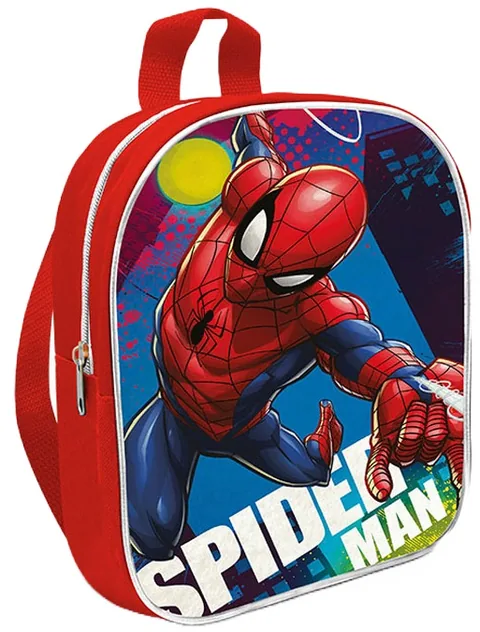 Ghiozdan de Grădiniță Kids Licensing Spider Man 1 Compartiment Roșu