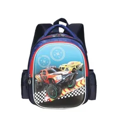 Ghiozdan de Gradinita S-Cool Cars 3D Baieti 25x17x31cm